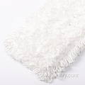 white microfiber loop mop